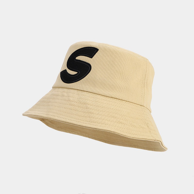 Wholesale Cotton S Letter Bucket Hat